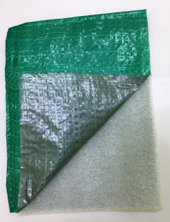 Утепленный тент тарпаулин 120 г/м2 - 4x6м